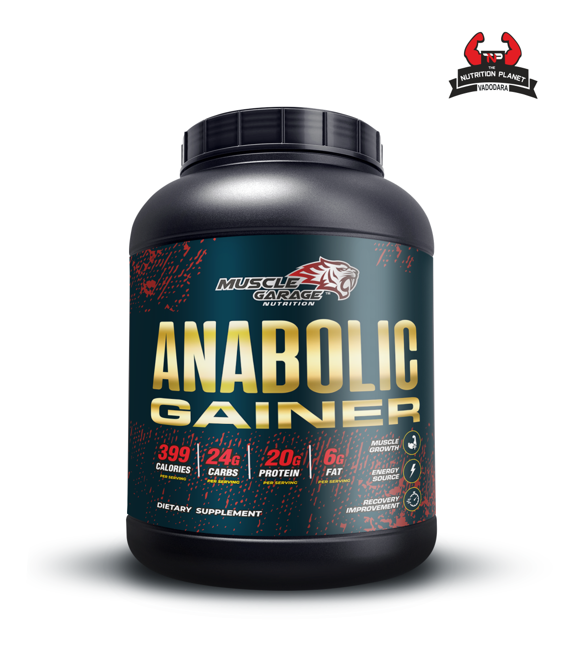 Muscle garage Anabolic Mass Gainer Low Carb 6lbs.